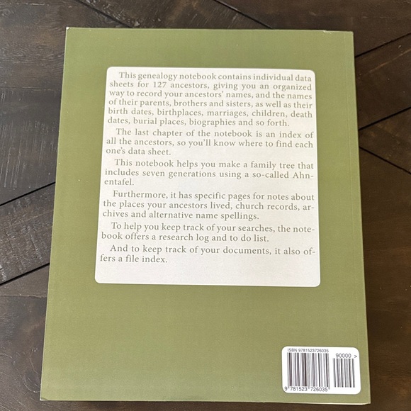 Genealogy Notebook - Picture 2 of 8